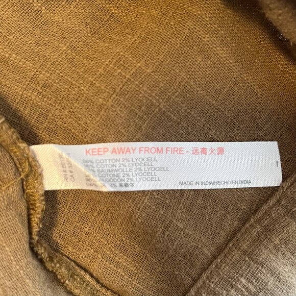 Free People Army Green Tunic | Size Large - Picture 7 of 10